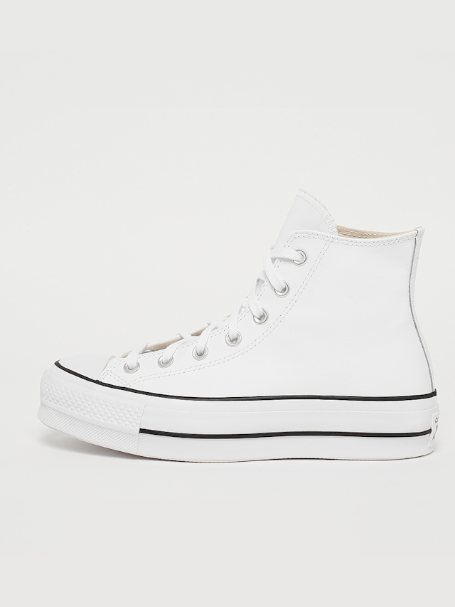 Converse, Chuck Taylor All Star Lift Clean Hi, white, Image 1 of 5