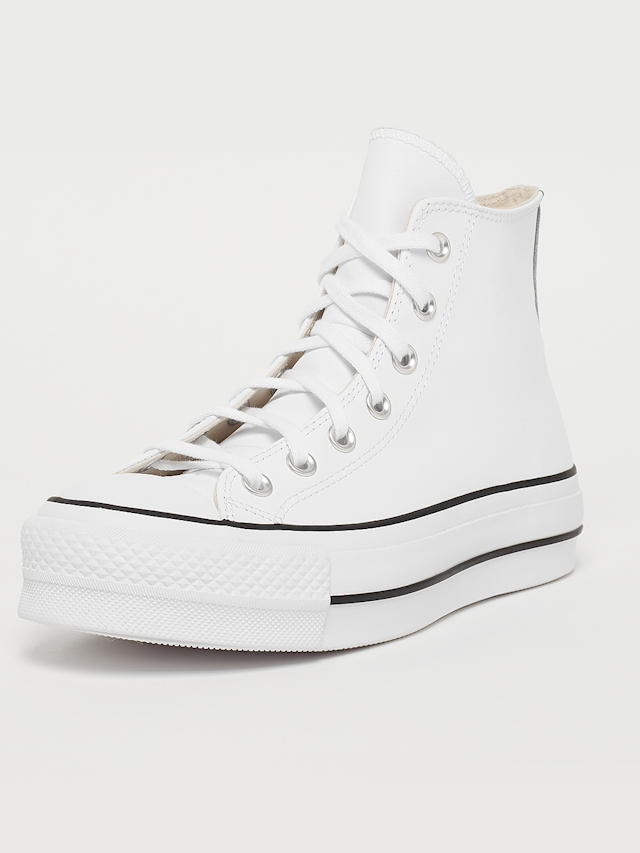 Converse, Chuck Taylor All Star Lift Clean Hi, white, Image 2 of 5
