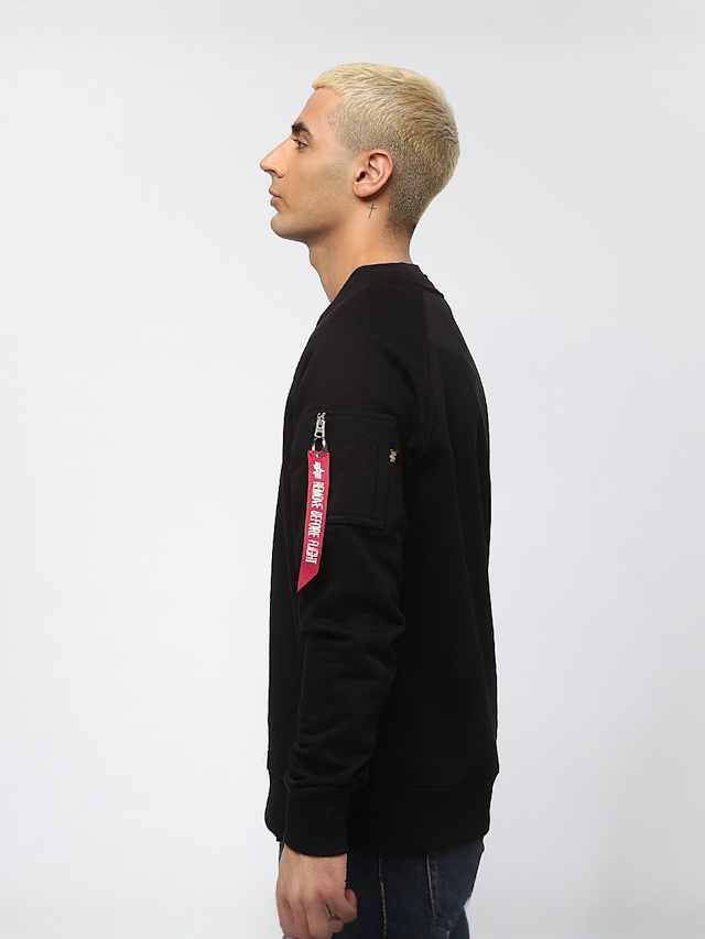 Alpha Industries, X-Fit Sweat, zwart, Afbeelding 2 van 5