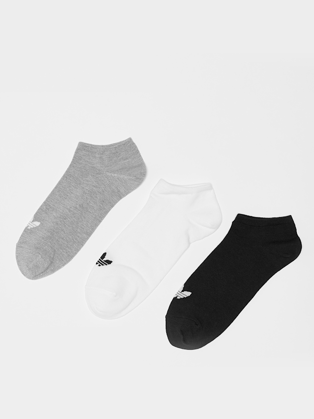 adidas Originals, adicolor Trefoil Liner Sneaker Socks, black, Image 1 of 2