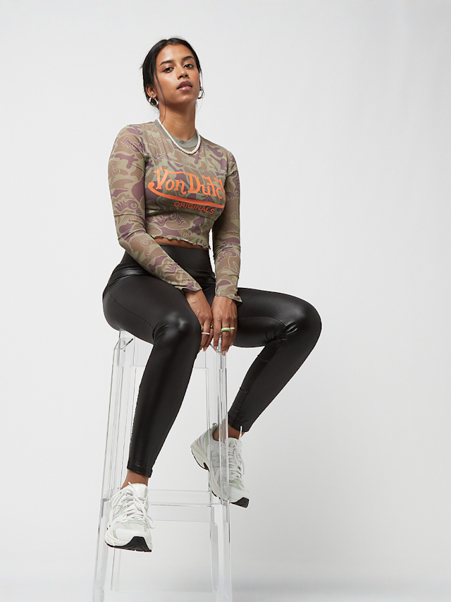 Urban Classics, Imitation Leather Leggings, black, Image 3 of 3