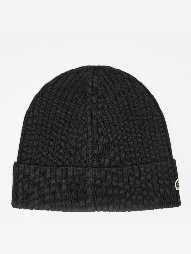 Lacoste, Knitted Cap, black, Image 2 of 3