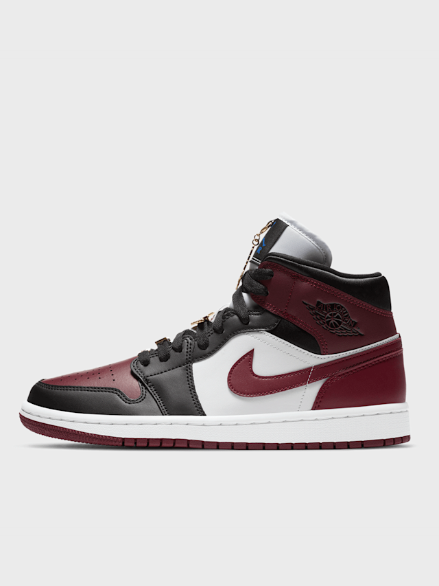 Jordan, Air Jordan 1 Mid SE summit white/blue chill-black, black, Image 1 of 7