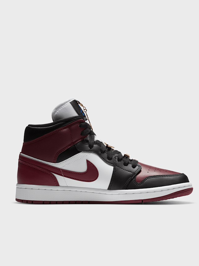 Jordan, Air Jordan 1 Mid SE summit white/blue chill-black, black, Image 2 of 7