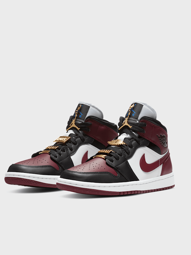 Jordan, Air Jordan 1 Mid SE summit white/blue chill-black, black, Image 3 of 7