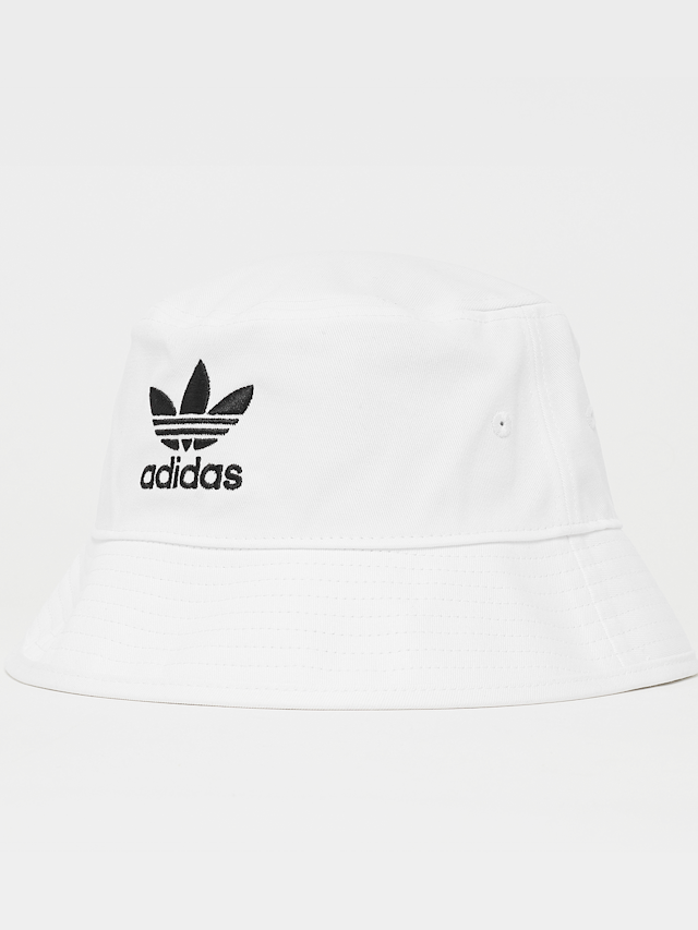 adidas Originals, adicolor Bucket Hat, wit, Afbeelding 1 van 3