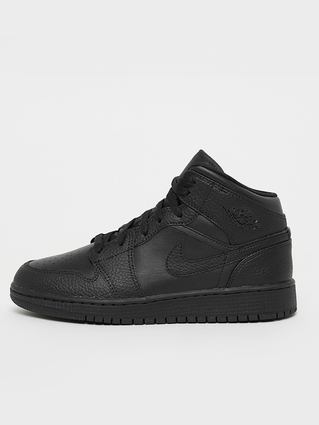 Jordan, Jordan 1 Mid (GS), zwart, Afbeelding 1 van 5