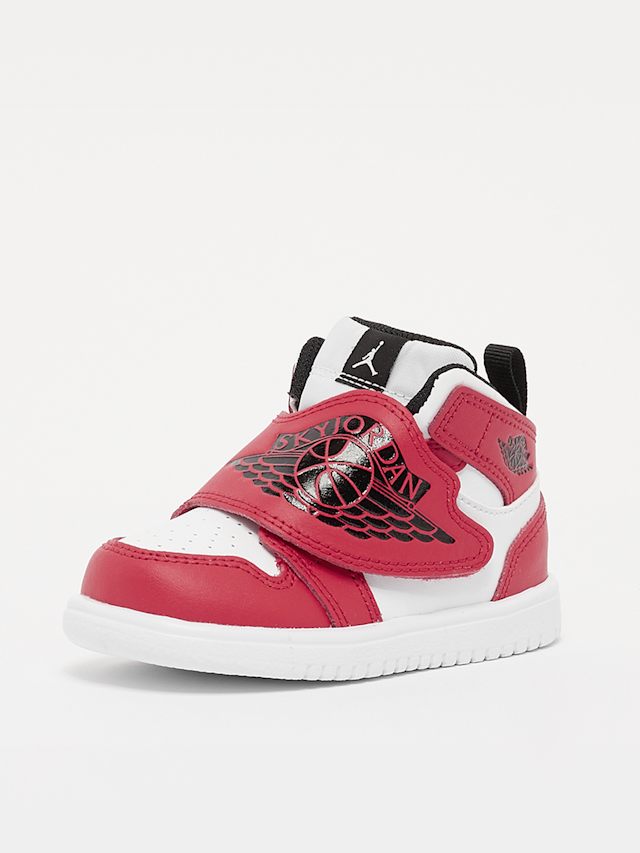 Jordan, Sky Jordan 1 white/black/university red, white, Image 2 of 5