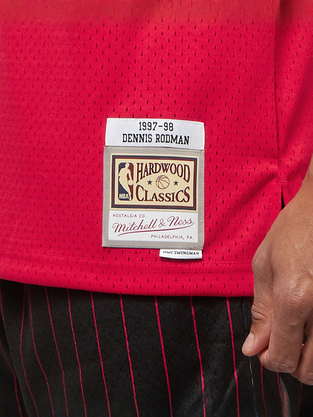 Mitchell & Ness, NBA Swingman Chicago Bulls Dennis Rodman scarlet, red, Image 4 of 5