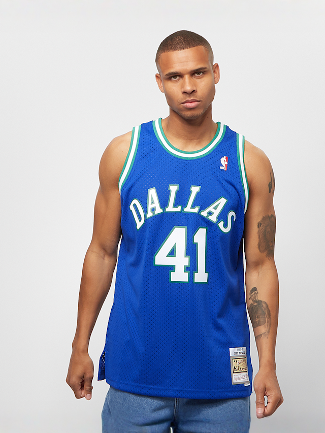Mitchell & Ness, NBA Swingman Jersey Dallas Mavericks 1998-99 Dirk Nowitzki, blauw, Afbeelding 1 van 5