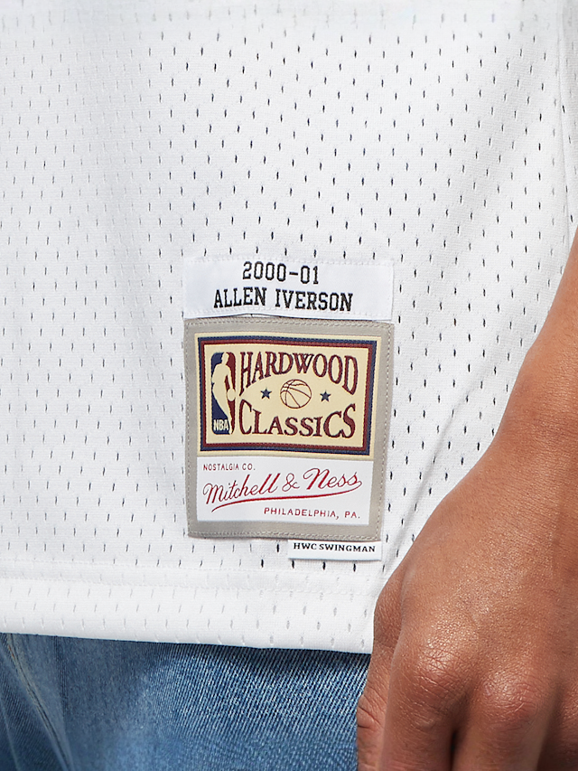 Mitchell & Ness, NBA Swingman Jersey Philadelphia 76ers 2000-01 Allen Iverson, biały, Obraz 3 z 4