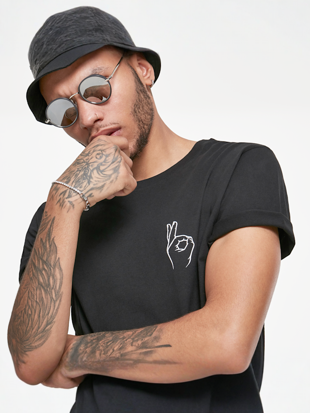 Mister Tee, Easy Tee, black, Image 3 of 4