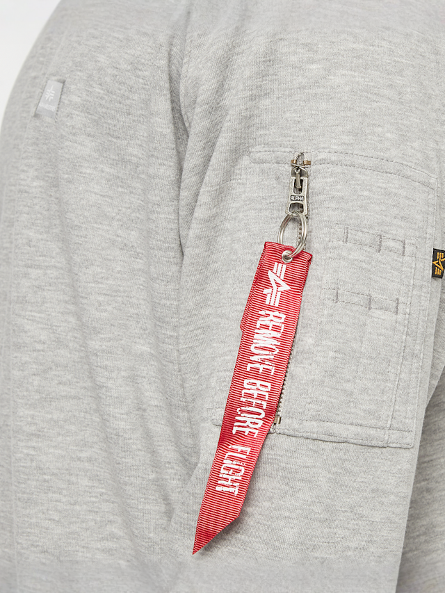 Alpha Industries, X-Fit Sweat, szary, Obraz 4 z 5