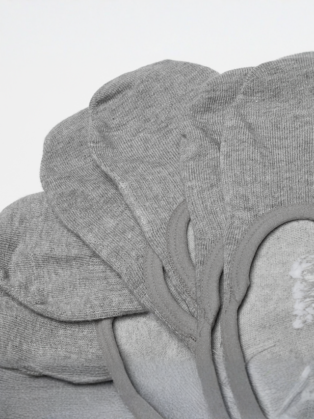 SNIPES, 3 PACK - FÃ¼ssling Invisible Socks, grey, Image 2 of 2