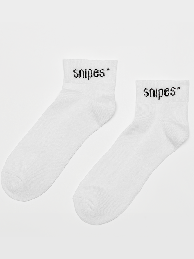 SNIPES, 3 PACK - Basic Ankle Socks, white, Image 1 of 2