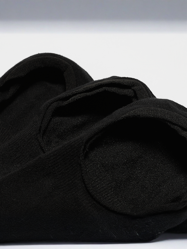 SNIPES, 3 PACK - Silicon Invisible Socks, black, Image 2 of 3