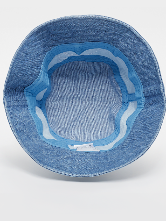 Karl Kani, KK Signature Block Denim Bucket Hat blue, blauw, Afbeelding 3 van 3