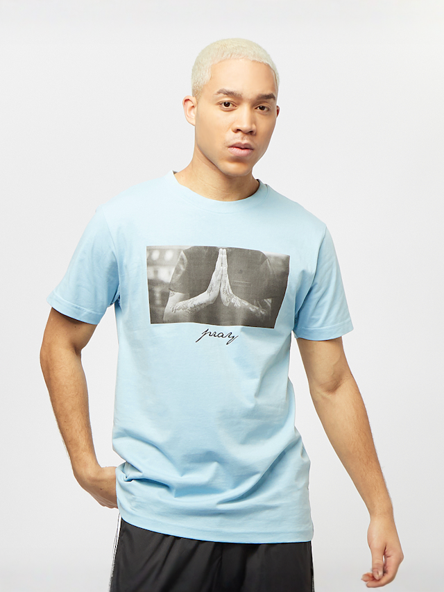 Mister Tee, Pray Tee, blue, Image 1 of 4