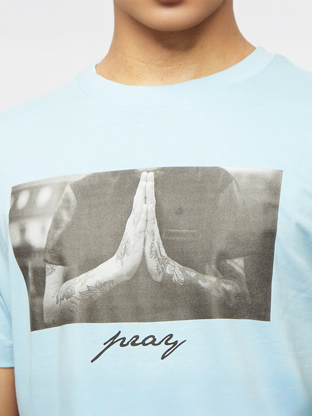 Mister Tee, Pray Tee, niebieski, Obraz 3 z 4