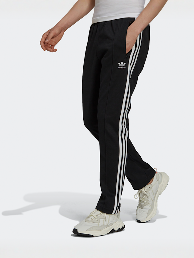 adidas Originals, Adicolor Classics Beckenbauer Primeblue Tracksuit Bottoms, black, Image 1 of 5