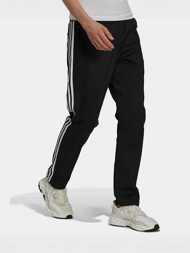 adidas Originals, Adicolor Classics Beckenbauer Primeblue Tracksuit Bottoms, black, Image 2 of 5