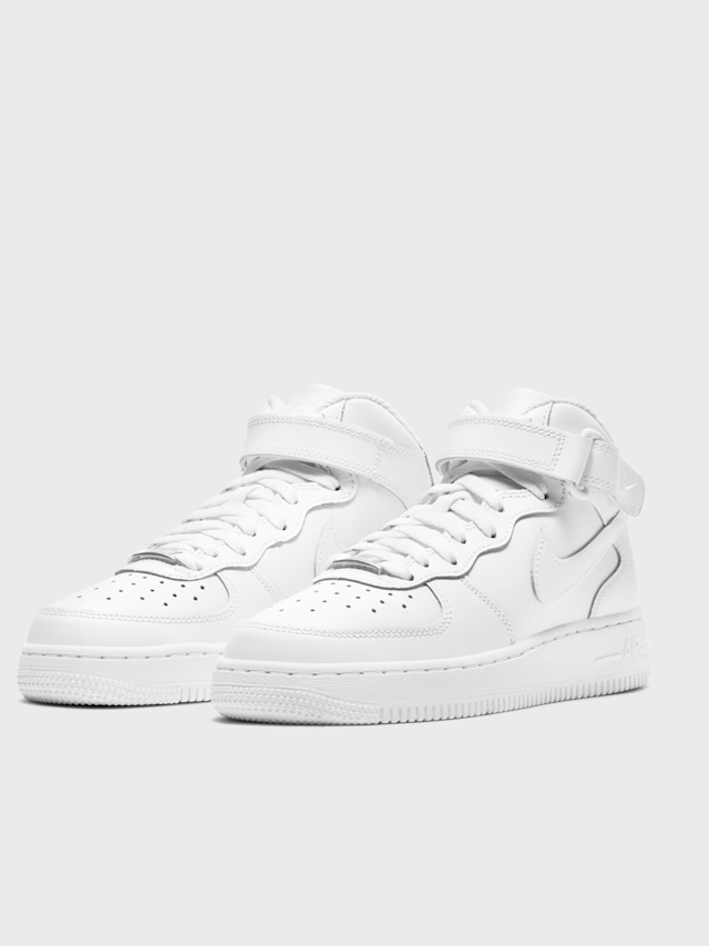 Nike, Nike Air Force Mid LE (GS), wit, Afbeelding 4 van 9