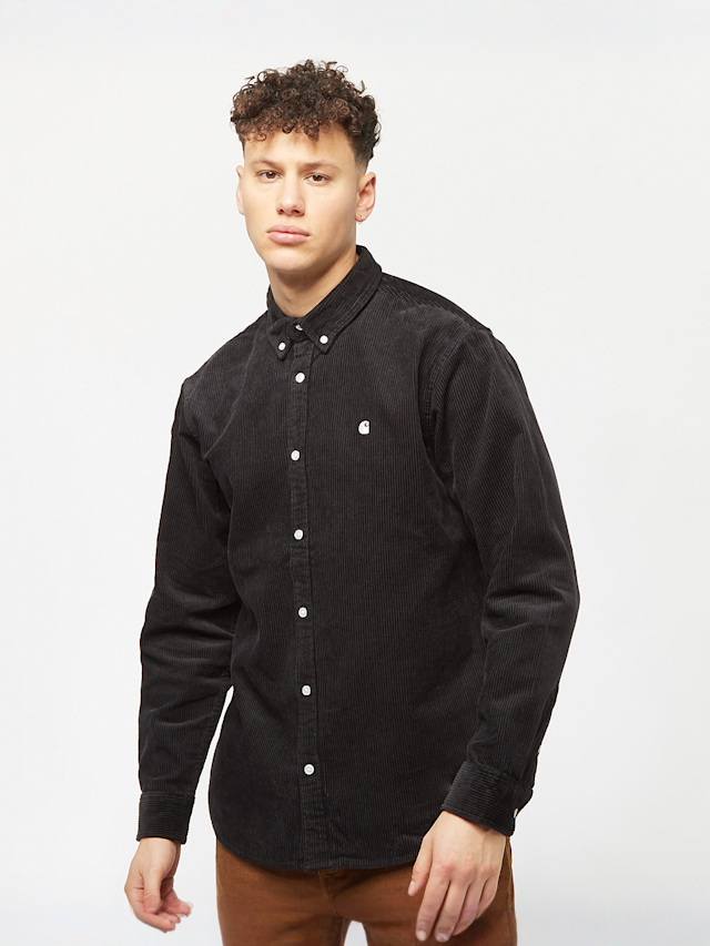Carhartt WIP, L/S Madison Cord Shirt, zwart, Afbeelding 1 van 5