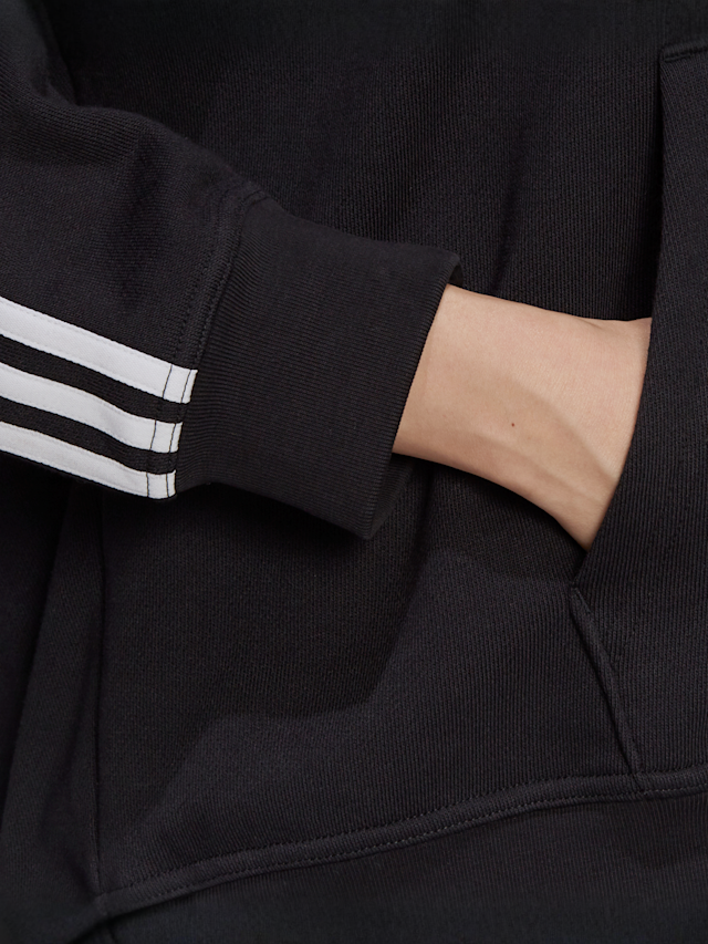 adidas Originals, adicolor 3-Stripes Hoodie, zwart, Afbeelding 4 van 4