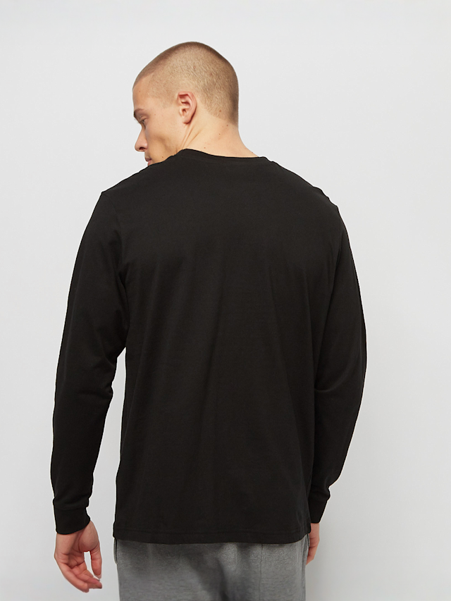 Urban Classics, Organic Basic Pocket LS, czarny, Obraz 2 z 4