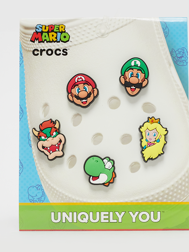 Crocs, Jibbitz Super Mario 5 Pack, multi-colour, Image 2 of 2