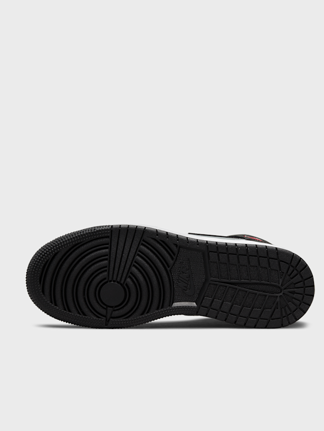 Jordan, Air Jordan 1 Mid black/gym red/particle grey/white, black, Image 3 of 8