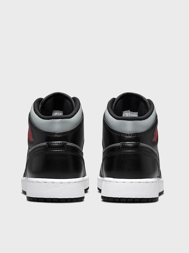 Jordan, Air Jordan 1 Mid black/gym red/particle grey/white, black, Image 5 of 8