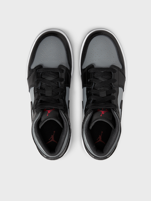 Jordan, Air Jordan 1 Mid black/gym red/particle grey/white, black, Image 6 of 8