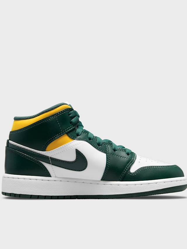 Jordan, Air Jordan 1 Mid noble green/pollen white, green, Image 2 of 8