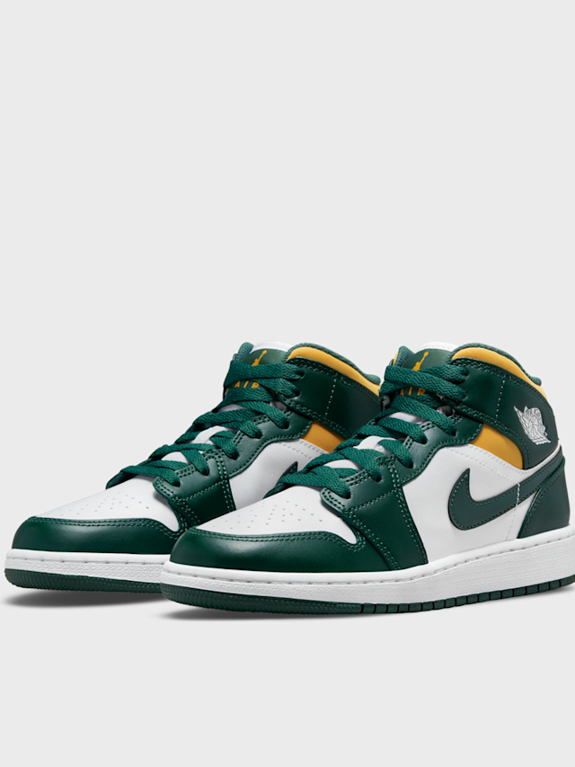 Jordan, Air Jordan 1 Mid noble green/pollen white, green, Image 4 of 8