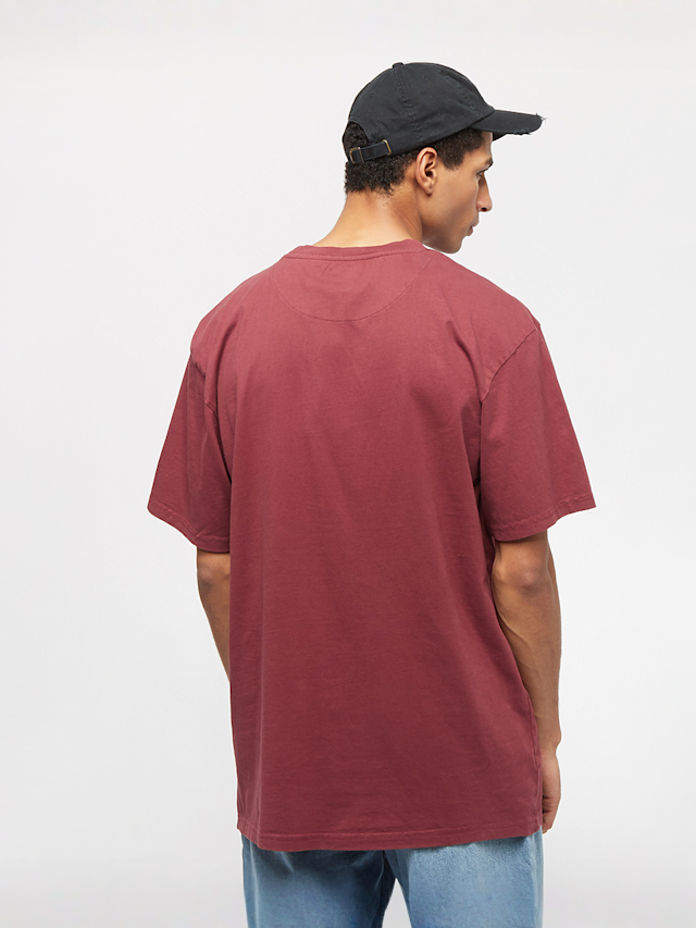 Karl Kani, KK Signature Stripe Block Tee red/navy/dark green, rood, Afbeelding 2 van 4