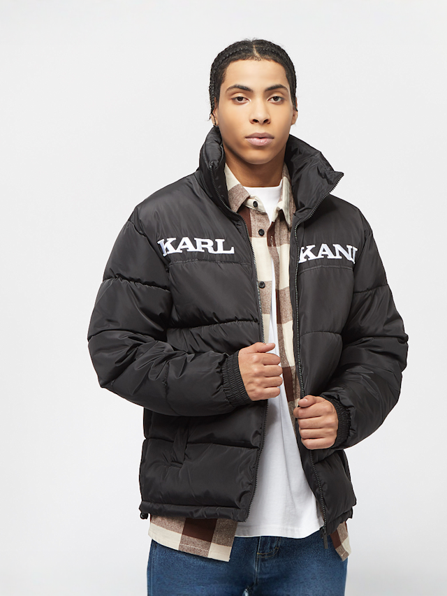 Karl Kani, Retro Essential Puffer Jacket, zwart, Afbeelding 1 van 6