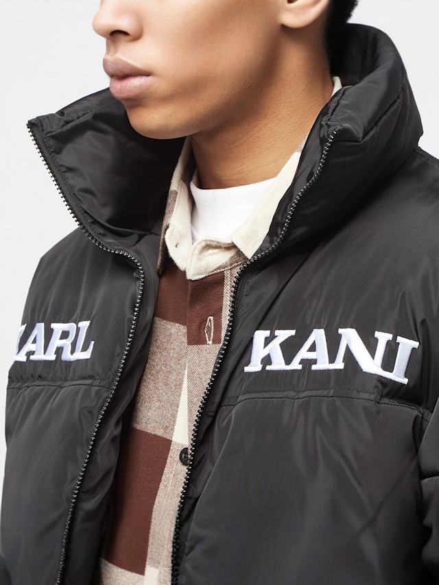 Karl Kani, Retro Essential Puffer Jacket, zwart, Afbeelding 3 van 6