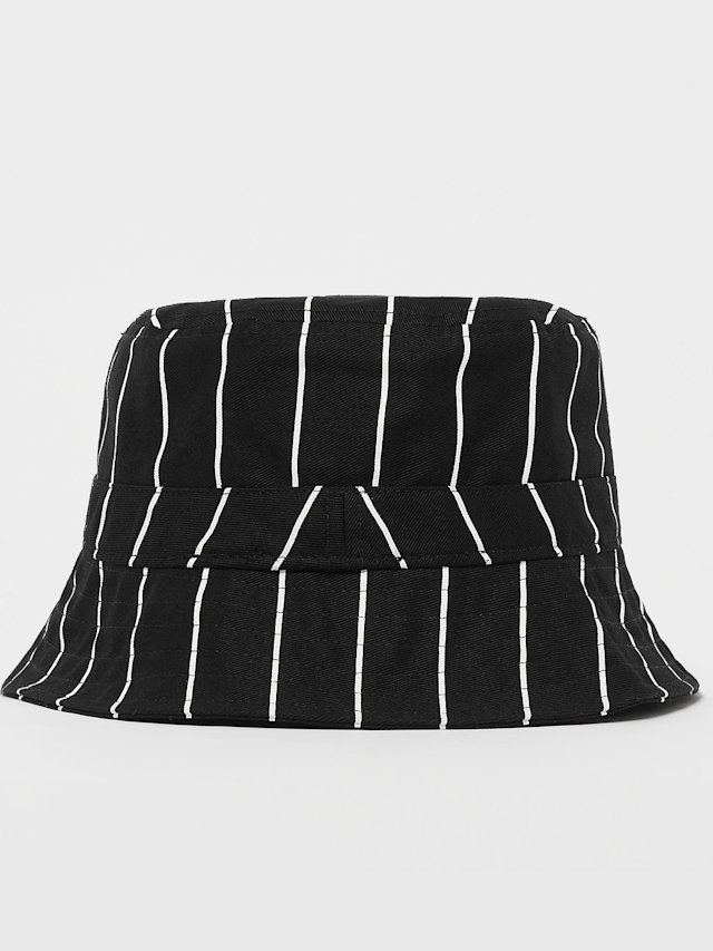 Karl Kani, Signature Pinstripe Bucket Hat, czarny, Obraz 2 z 3