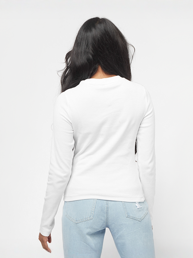 Karl Kani, Small Signature Rib Long Sleeve, wit, Afbeelding 2 van 4