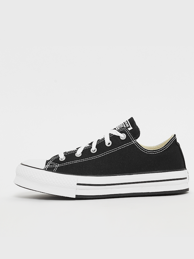 Converse, Chuck Taylor All Star Eva Lift Canvas Platform (GS), zwart, Afbeelding 1 van 5