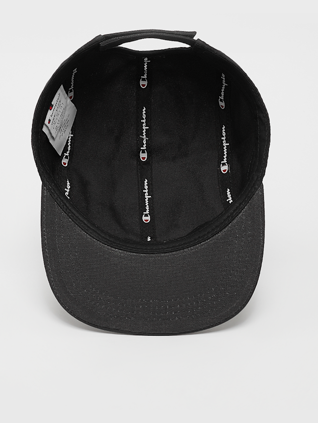 Champion, Unisex Rochester Caps 5 Panel Cap, zwart, Afbeelding 3 van 3