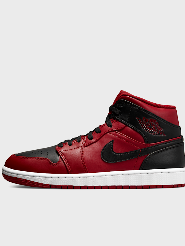 Jordan, Air Jordan 1 Mid, red, Image 1 of 8
