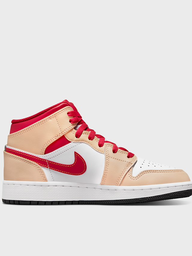 Jordan, Air Jordan 1 Mid white onyx/light curry/white, white, Image 2 of 8