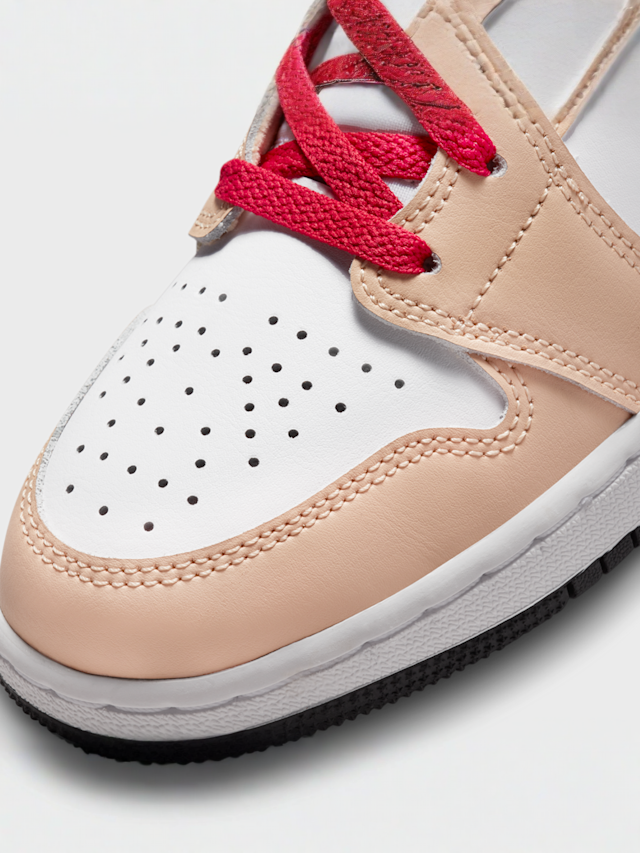 Jordan, Air Jordan 1 Mid white onyx/light curry/white, white, Image 7 of 8