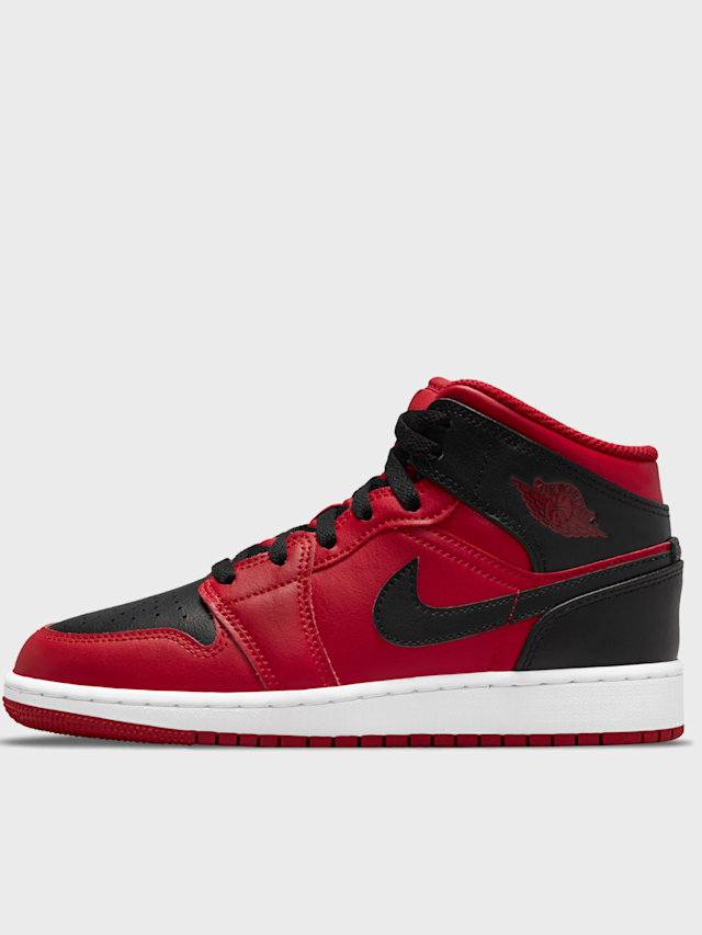 Jordan, Air Jordan 1 Mid gym red/black/white, Red, Image 1 of 8