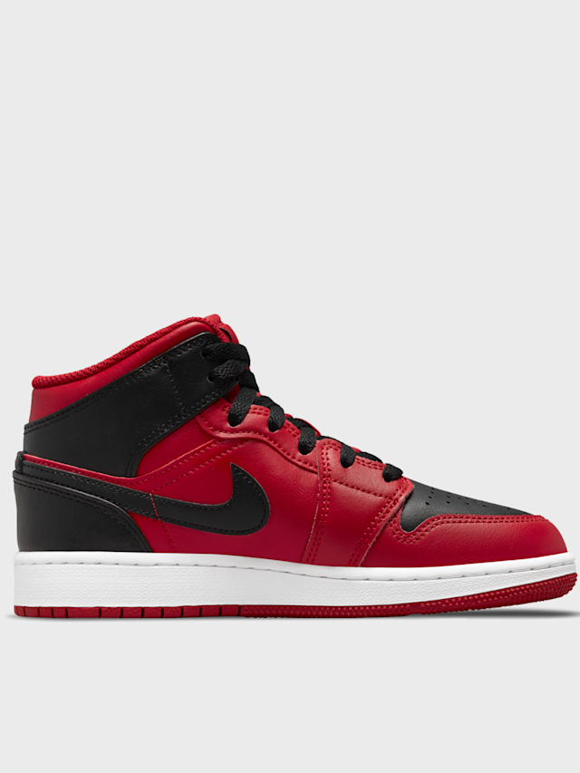 Jordan, Air Jordan 1 Mid gym red/black/white, Red, Image 2 of 8