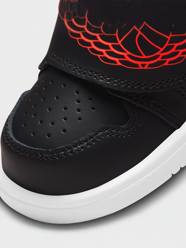 Jordan, Sky Jordan 1 black/infrared 23/white, black, Image 7 of 8