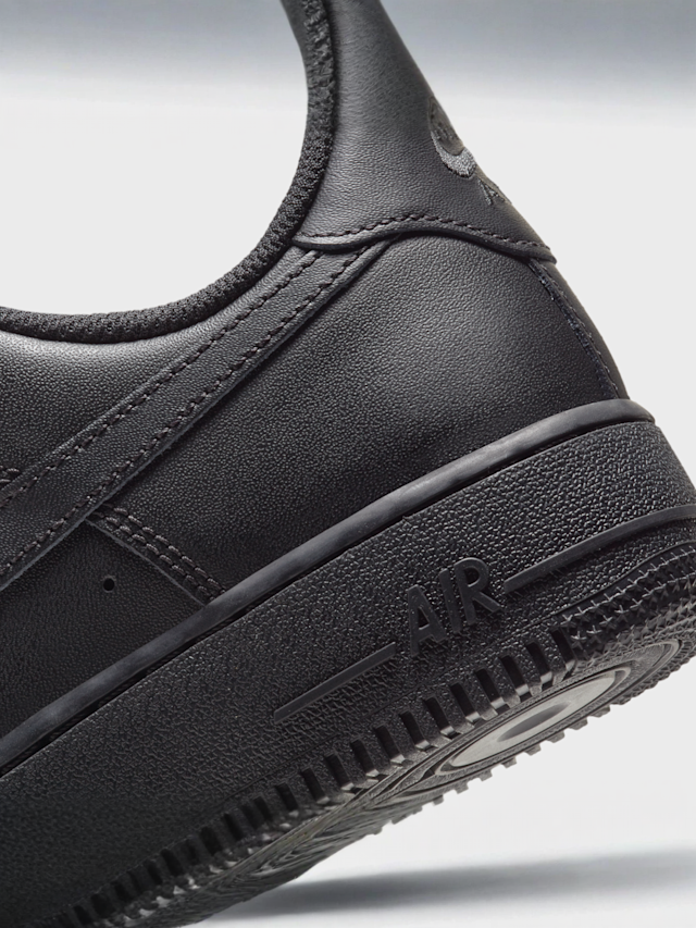 Nike, WMNS Air Force 1, black, Image 8 of 8
