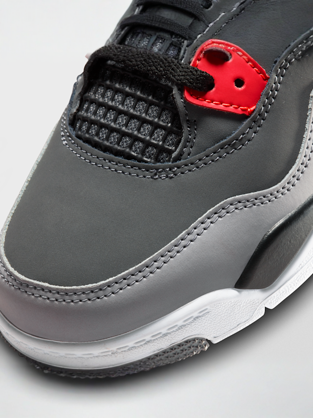Jordan, Air Jordan 4 Retro dark grey/infrared 23/black/cement grey, grey, Image 4 of 5